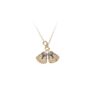 Chip and Dale Infinity Gold Necklace